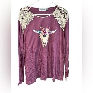 So dang cute! Western boutique top